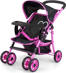 Cochecito deportivo infantil para muñecas Milly Mally Kate Prestige Black