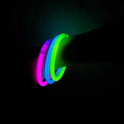 Pulseras luminosas Glumi - set de 3 uds, longitud 20 cm