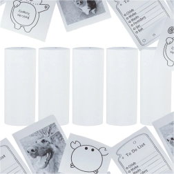 Papel térmico para mini impresora 5,7 cm x 4,5 m - 5 uds