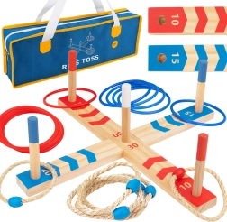 Juego de lanzamiento de aros de madera RING TOSS TOOKY TOY
