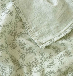 Toalla de muselina XL blossom – Sage