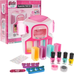 Set de pintado de uñas para niños 6+ con secador interactivo y accesorios