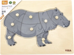 Encajable Montessori de madera – hipopótamo VIGA