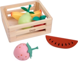 Cesta de fruta de madera Classic World