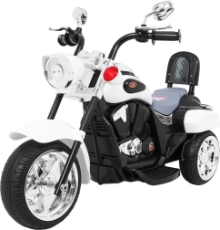 Triciclo eléctrico infantil Chopper NightBike – Blanco