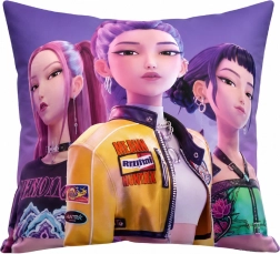 Cojín decorativo K-Pop Demon Hunters Huntrix 40 × 40 cm