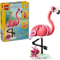 LEGO Creator 3 en 1 31170 Animales salvajes: Flamenco rosa
