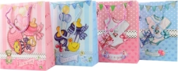Bolsa de regalo para bebé 3D, de papel 18 × 23 × 8 cm