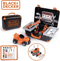 Smoby Black & Decker Maletín con herramientas y coche de construcción