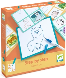 Set de dibujo Djeco Lama & Co