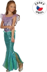 Disfraz de sirena para niños 120–130 cm