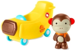 Skip Hop Zoo juguete avión banana 2 en 1 con monita Marshall 2+