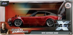 Modelo de coche Jada Toys Datsun 240Z 1972 1:24 Rápido y furioso X