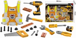 Set infantil de herramientas con chaleco