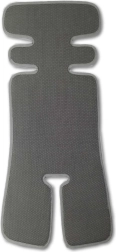 Inserto universal para silla de coche y cochecito gris