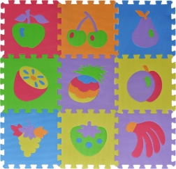 Puzzle de espuma Frutas 28 × 28 cm