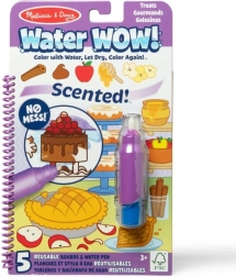Libro para colorear con agua Water WOW! con aroma – Delicias