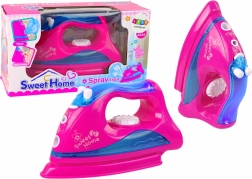 Plancha infantil con vapor y efectos de luz