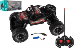 Coche RC todoterreno 26 cm con paquete recargable y luces