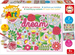 Educa pintar por números flores