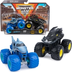Monster Jam set de 2 monster trucks 1:64 Megalodon vs Batman
