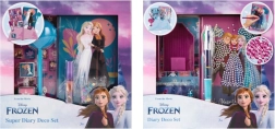 Set decorativo de diario DISNEY FROZEN: diario, pegatinas y accesorios
