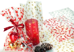 Bolsa de celofán transparente Star 25x40 cm