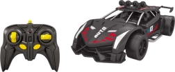 Coche RC 1:14 con efecto de niebla negro