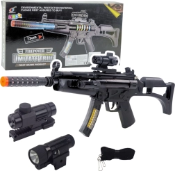 Rifle infantil con luces y sonidos 73 cm