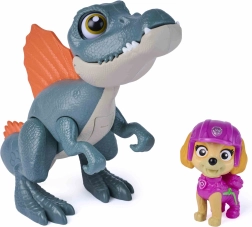Patrulla Canina Dino Movie Skye con espinosaurio interactivo