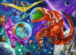 Puzzle RAVENSBURGER Dinosaurios en el espacio XXL 200 piezas