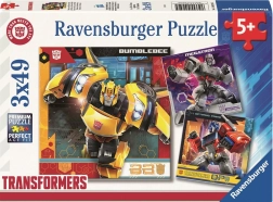 Rompecabezas Ravensburger Transformers 3×49 piezas