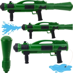 Pistola de agua Bazooka con bomba, 73 cm, verde