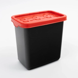 Caja de almacenamiento 9 l negra DOLONI