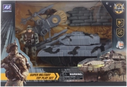 Set militar con tanque para niños