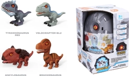 Dinosaurio en un huevo con efectos de luz y sonido – kit de construcción