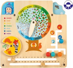 Lucy & Leo Calendario de la naturaleza – tablero educativo de madera