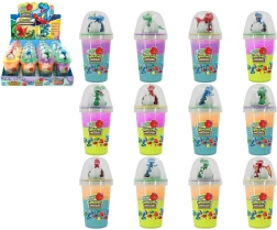 Slime con un simpático dinosaurio Slimy