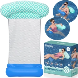Bestway Comfort Plush hamaca flotante inflable para piscina con malla