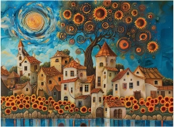 Puzzle Girasoles 1000 piezas