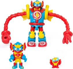 SuperThings Sugarfun Superbot Power Arms robot con figuras y accesorios