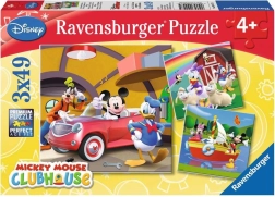 Puzle RAVENSBURGER MICKEYHO KLUBÍK 3×49 piezas