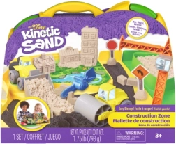 Kinetic Sand arena de construcción con arena cinética y accesorios, 793 g