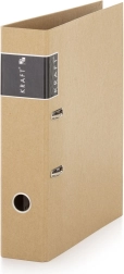 Archivador de palanca A4, laminado, lomo 7 cm, KRAFT nature