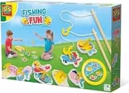 Juego de pesca de pececitos – set para 2 jugadores para agua y para seco
