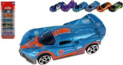 Set de coches deportivos 1:64, 6 uds, metal y plástico, rueda libre