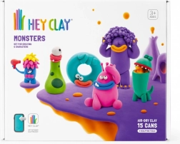 Hey Clay Monsters – set de plastilina espumosa para niños