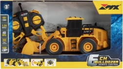 Bulldozer R/C 1:24 con pala funcional y control remoto