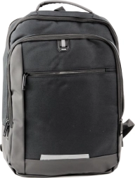 Mochila business USB para portátil de hombre negra 16L 45cm