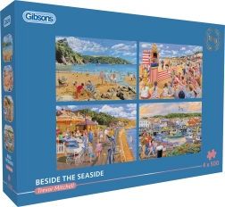 puzzle GIBSONS Junto al mar 4×500 piezas